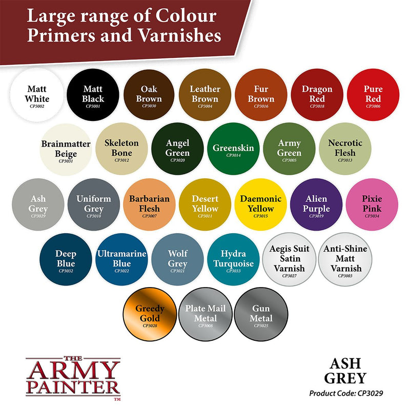 Army Painter Sprays: Ash Grey