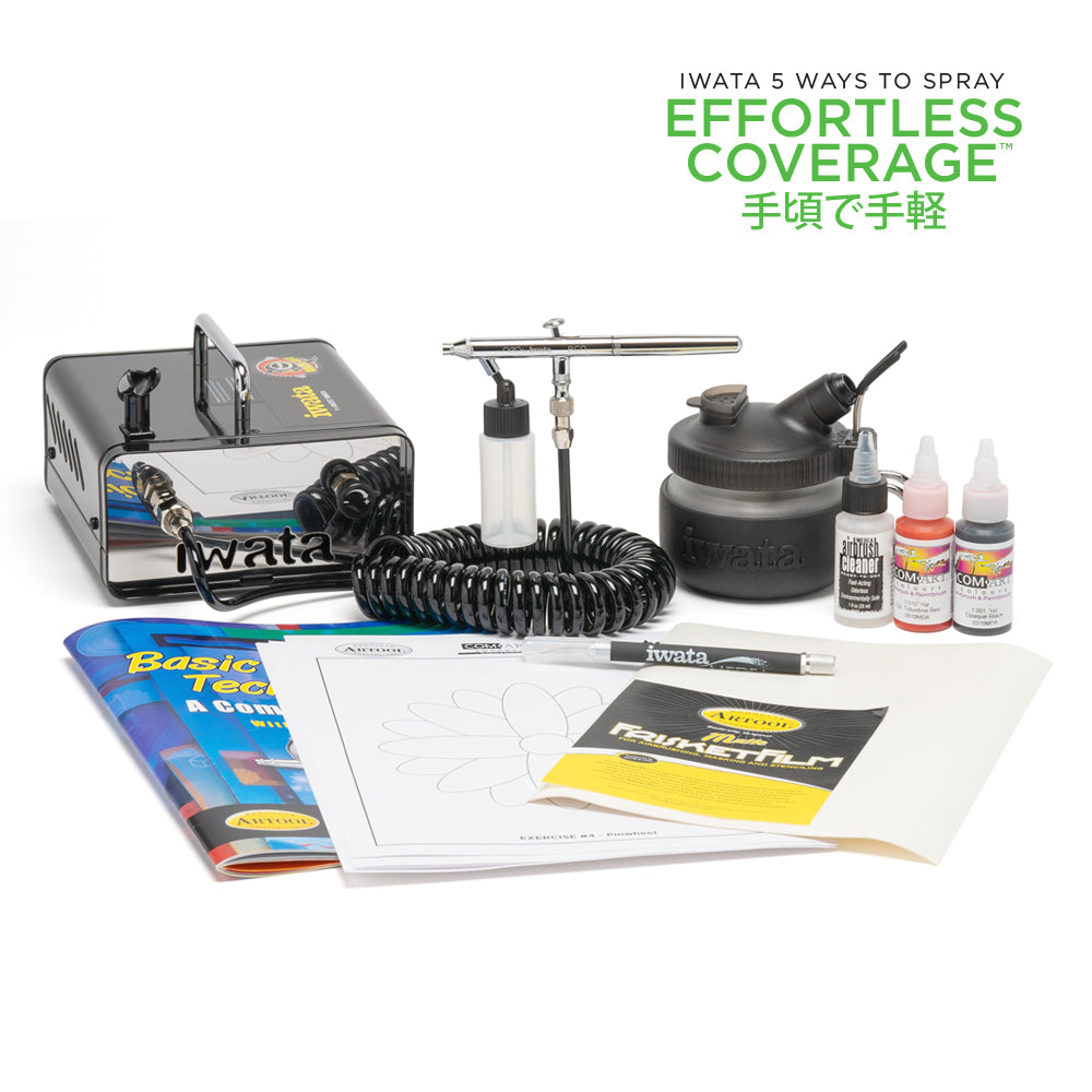 Iwata Beginner Airbrush Kit with NEO BCN & Ninja Jet Compressor