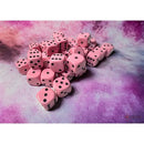 Chessex Dice: Opaque Pastel Pink/Black 36D6