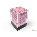 Chessex Dice: Opaque Pastel Pink/Black 36D6