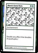 Maro's Gone Nuts (CMB1-081) [Mystery Booster Playtest Cards 2019]