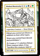 Slivdrazi Monstrosity (No PW Symbol) (CMB1-102) [Mystery Booster Playtest Cards 2021]