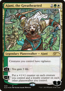 Ajani, the Greathearted (Stained Glass) (SLD-520) [Secret Lair Drop] Foil