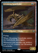Gleaming Geardrake (PPMKM-424) [Promo Pack: Murders at Karlov Manor]