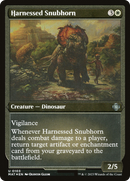 Harnessed Snubhorn (Foil Etched) (MAT-103) [March of the Machine: The Aftermath] Foil