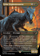 Grim Giganotosaurus (Borderless) (Emblem) (REX-036) [Jurassic World Collection] Foil