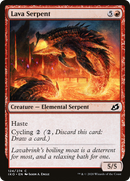 Lava Serpent (IKO-124) [Ikoria: Lair of Behemoths] Foil