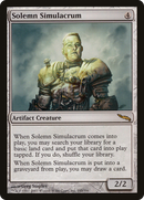 Solemn Simulacrum (MRD-245) [Mirrodin] Foil