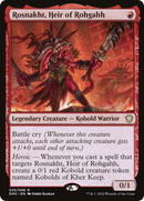 Rosnakht, Heir of Rohgahh (DMC-025) [Dominaria United Commander] Foil