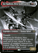 Jor Kadeen, First Goldwarden (Borderless) (ONE-332) (Showcase) [Phyrexia: All Will Be One] Foil
