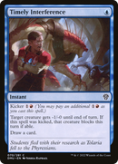 Timely Interference (DMU-070) [Dominaria United] Foil