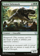 Scaled Behemoth (CMR-251) [Commander Legends] Foil