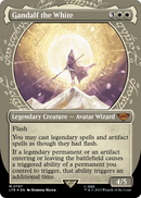 Gandalf the White (Showcase) (Surge Foil) (LTR-797) (Borderless) [The Lord of the Rings: Tales of Middle-earth] Foil