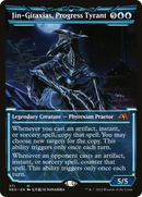 Jin-Gitaxias, Progress Tyrant (Showcase) (NEO-371) [Kamigawa: Neon Dynasty] Foil