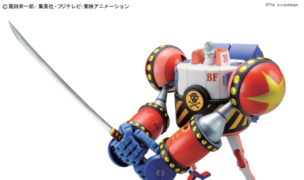 One Piece: General Franky Best Mecha Collection Model Kit