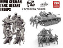 Border Model: 1/35 WWII German Tank Desant Troops