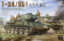 Border Model: 1/35 PT34-85 Composite Turret 112 Plant (w/ 5 Resin Figures, Workable Tracks, and Metal Gunbarrel)