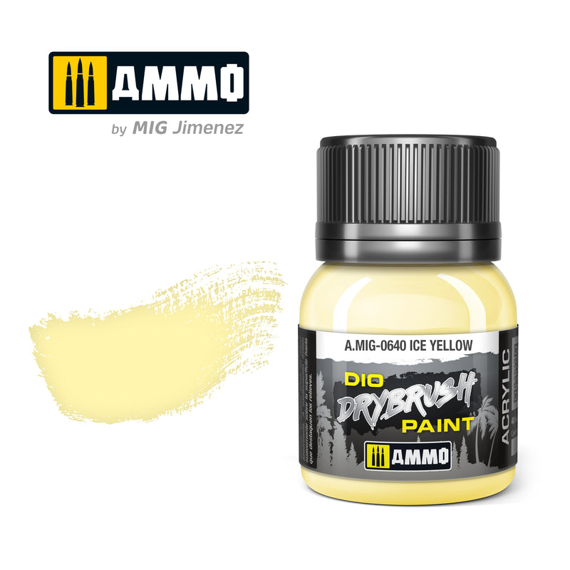 Ammo Mig: 0640 Ice Yellow Dio Drybrush (Copy)