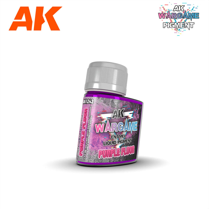 AK1242: Purple Fluor Enamel Liquid Pigment