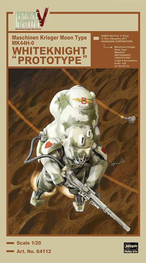 Maschinen Krieger: Type MK44H-0 Whiteknight "PROTOTYPE" 1/20 Scale Model Kit