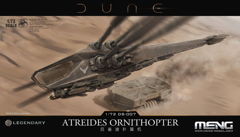 Dune: Atreides Ornithopter 1/72 Scale Model