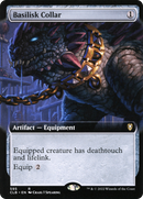 Basilisk Collar (Extended Art) (CLB-595) [Commander Legends: Battle for Baldur's Gate] Foil