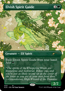 Elvish Spirit Guide (Borderless) (SLD-423) (Borderless) [Secret Lair Drop] Foil