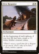 First Response (CMR-022) [Commander Legends] Foil