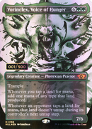 Vorinclex, Voice of Hunger (Serial Numbered) (MUL-159) (Showcase) (Borderless) [Multiverse Legends] Foil