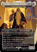 Theoden, Strength Restored - Kenrith, the Returned King (Borderless) (LTC-515) [Tales of Middle-earth Commander]