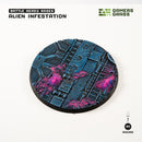 GamersGrass Battle Ready Bases: Alien Infestation (25-170mm)