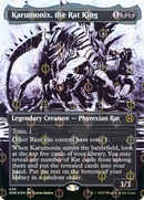 Karumonix, the Rat King (Showcase) (Step-and-Compleat Foil) (ONE-439) (Borderless) [Phyrexia: All Will Be One] Foil
