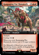 Rampaging War Mammoth (Extended Art) (LTC-117) [Tales of Middle-earth Commander] Foil