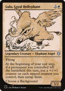 Lulu, Loyal Hollyphant (Showcase) (CLB-379) [Commander Legends: Battle for Baldur's Gate] Foil