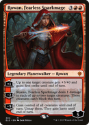 Rowan, Fearless Sparkmage (ELD-304) [Throne of Eldraine] Foil