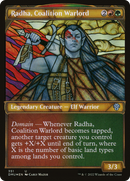 Radha, Coalition Warlord (Textured Foil) (DMU-351) (Showcase) [Dominaria United] Foil