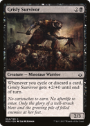 Grisly Survivor (HOU-064) [Hour of Devastation] Foil