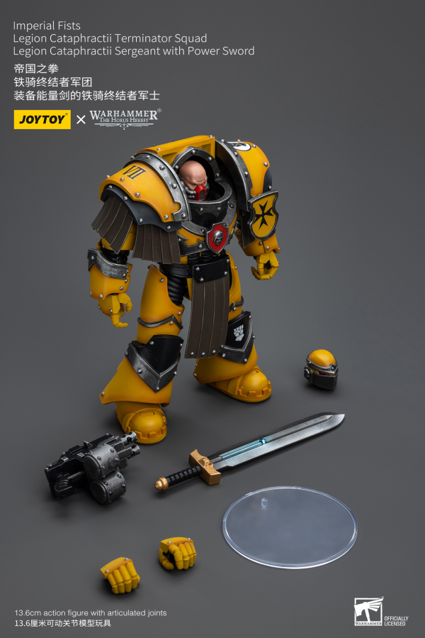 Joytoy: Imperial Fists - Cataphractii Terminator Sergeant with Power Sword