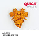 AK: Quick Markers Orange Brown