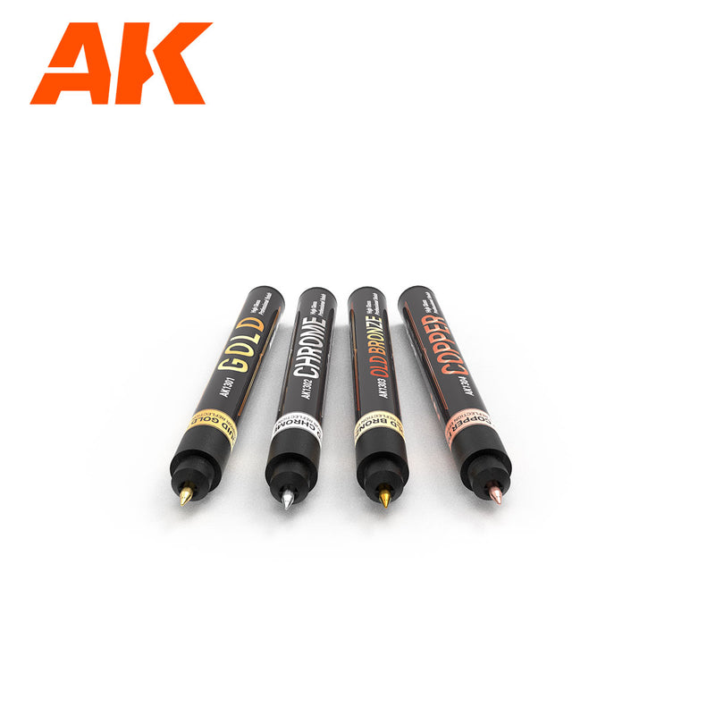 AK1300: Liquid Metallic Markers