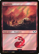 Mountain (40K-316) (Surge Foil) [Warhammer 40,000 Commander] Foil