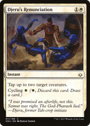 Djeru's Renunciation (HOU-011) [Hour of Devastation] Foil