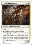 Cathar Commando (White Border) (MB2-005) [Mystery Booster 2]