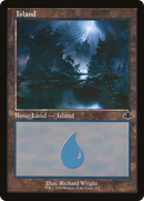 Island (DMR-405) (Retro Frame) [Dominaria Remastered] Foil