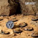 GamersGrass Battle Ready Bases: Desert of Maahl (25-170mm)