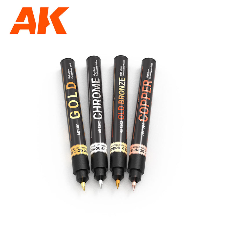 AK1300: Liquid Metallic Markers