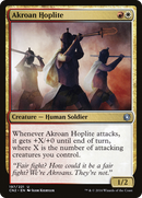 Akroan Hoplite (CN2-197) [Conspiracy: Take the Crown] Foil