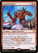 Quakebringer (PPKHM-145P) [Promo Pack: Kaldheim Promos] Foil