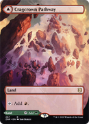 Cragcrown Pathway (Borderless) (ZNR-287) (Showcase) (Borderless) [Zendikar Rising] Foil