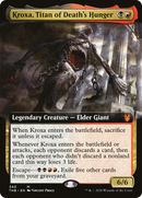 Kroxa, Titan of Death's Hunger (Extended Art) (THB-340) [Theros Beyond Death] Foil